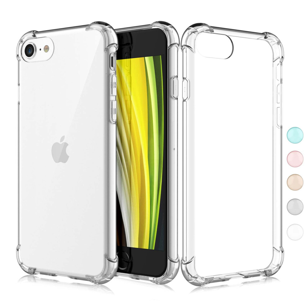 Iphone Se 2020Â12 Pro Max Crystal Clear Soft Tpu Bumper 9132278404981