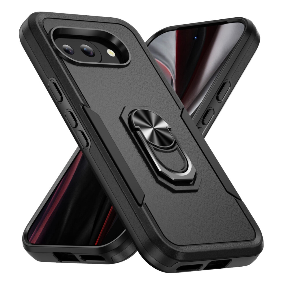 Google Pixel 9A Rugged Shockproof Case With Ring Holder And 9132278402895