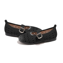 Mary Jane Flats Shoes Black Round Toe Dressy Comfortable 23