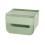 Opklapbare tissuebox organizer van transparant plastic, 7x6,1 inch 1