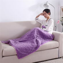 FAMTKT Heated Electric Throw Blanket Purple 39.3x55in