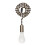Ceiling Fan Pull Chain Frosted Glass 12 Inch Silver 4