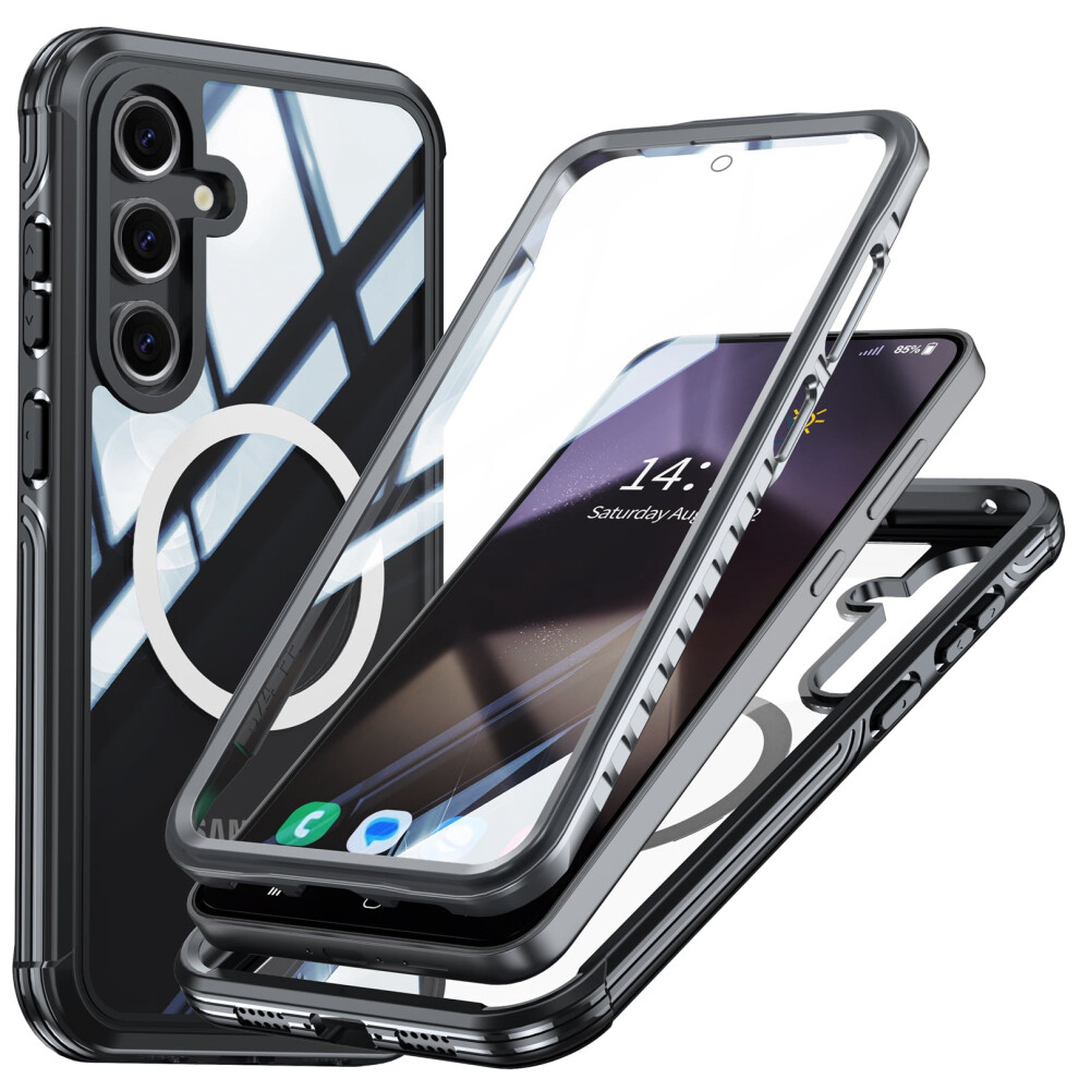 Samsung Galaxy S24 Fe Case Magsafe-Compatible Clear 9132278393797