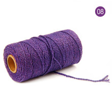Rópa cadáis 2mm casta 100 slat le haghaidh macramé