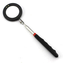 Telescoping Inspection Mirror with LED Light for Vehicle