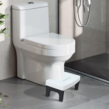 Tabouret de toilette ergonomique avec repose-pieds pour s'accroupir (1 pièce)