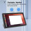 2pcs 7 Inch Portable Display IPS 1024x600 LCD -Compatible VGA AV Input  Type C Power in 4