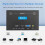 2pcs 7 Inch Portable Display IPS 1024x600 LCD -Compatible VGA AV Input  Type C Power in 7