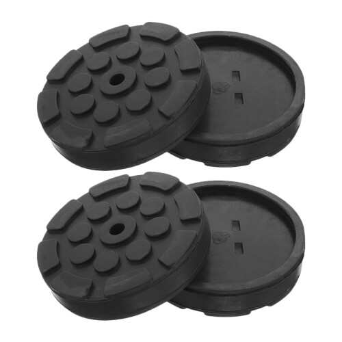 EXHUMKY Floor Jack Saddle Pad Rubber Mat 4 pcs