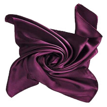 Eșarfă pătrată din satin de mătase pentru femei, 90x90cm, 24 culori