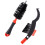 Fietskettingborstel van nylon, rood, 27x5cm, 2 stuks 1