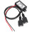 DC-omformer 12V til 5V 3A dobbel USB-spenningsregulator for bil 7