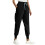 Women's Painter Pants Black Stretch Fit Elastic Waist 1