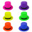 Top Hat Purple Fluorescent Holiday Party Hat 5