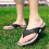 Men's Summer Beach Flip Flops Grey Size 9.5 2