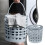Panier à linge pliable avec poignée, en ABS, grande capacité 1