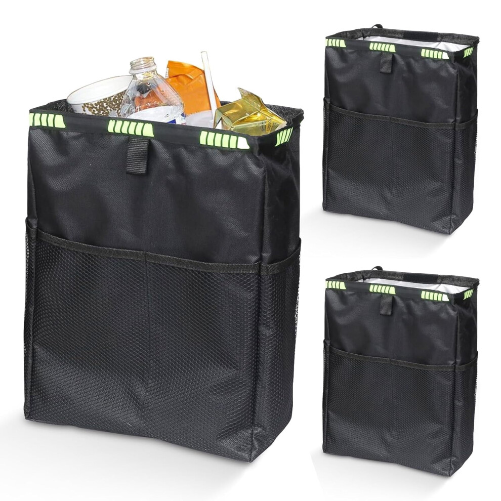 Car Trash Can Hanging Organizer 3.5 Gallons Leakproof 9097180164128