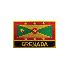 National Flag Patch Iron-On or Sew-On 1 PCS