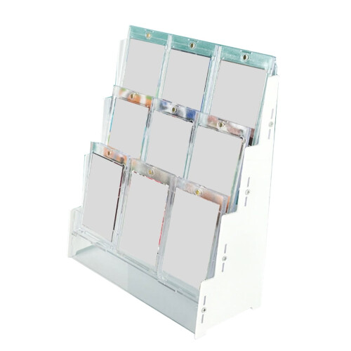 Acrylic Trading Card Display Stand Clear 3-Tier