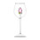 Christmas Rose Wine Goblet Red White Glass Gift Box 1