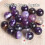 Purple Lace Agate Round Loose Beads 4mm (50 pcs) 1