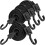 Bungee with Hooks,12Pcs Expanders with Hooks,100cm Adjustable Elastic Strap for Bicycle Carriers,Motorcycles 3