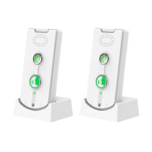 Wireless Intercom 2-Way 500m White