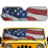 3D USA Flag Windshield Sun Shade for Jeep Wrangler 1