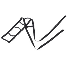 Bedside Pull-Up Assist Grip for Elderly Black 1 Set