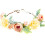 Blumenkranz-Haarreif, florales Haaraccessoire, Einheitsgröße 1