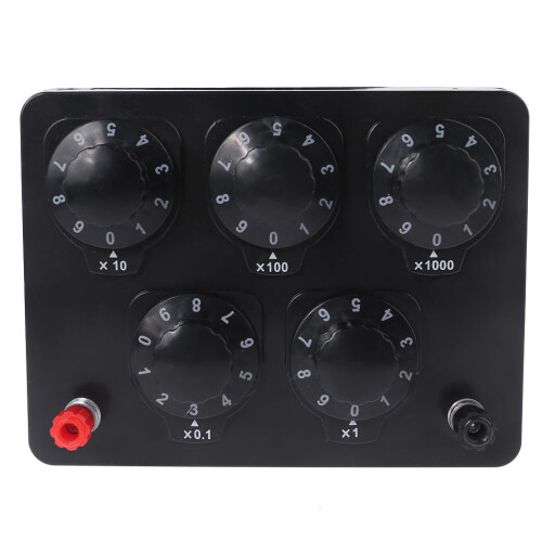 Resistance Box Adjustable Rotary Resistor 0-9999.9 Ohm