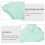 Oreiller de bain en silicone gris clair avec support pour la nuque (1 pièce) 7