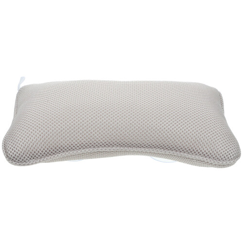 Oreiller de bain en silicone gris clair avec support pour la nuque (1 pièce) 2
