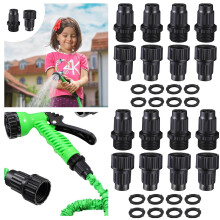 Heavy-Duty Expandable Garden Hose Kit with Connector and