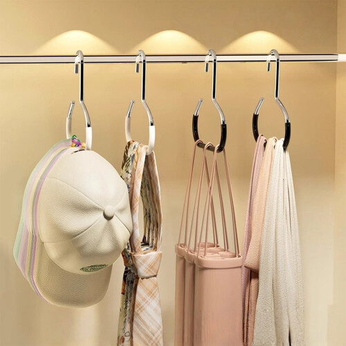Espositore per cappellini con anelli a gancio (3 pezzi) 1