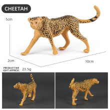 Juego de 12 juguetes de peluche suaves con forma de animales salvajes.