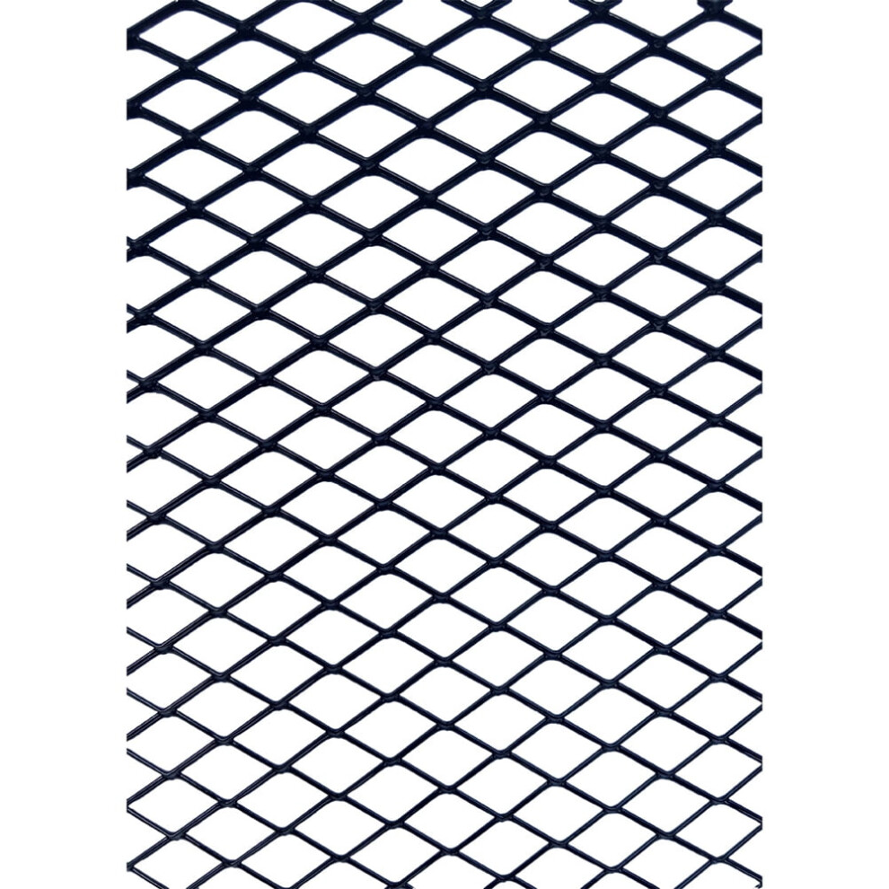 Car Grill Mesh Aluminum Alloy Rhombic Hole 10X20mm 9377112633657
