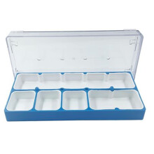 Watch Repair Tray Blue with Large and Small Compartments