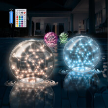Solar Floating Pool Lights RGB LED Ball 16 Colors Remote