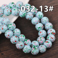 Glass Beads Round Opaque 10mm 20pcs