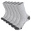 Men's Ankle Socks Solid Color Arch Compression Cushioning 5 1