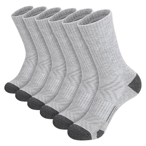 Men's Ankle Socks Solid Color Arch Compression Cushioning 5