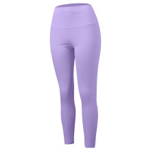 Women's Purple Fleece-Lined Thermal Leggings with Tummy