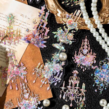 Scrapbook Stickers Antique Gilt 160 Pieces