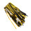 Metallic Foil Curtains Black and Gold 1 Pack 2