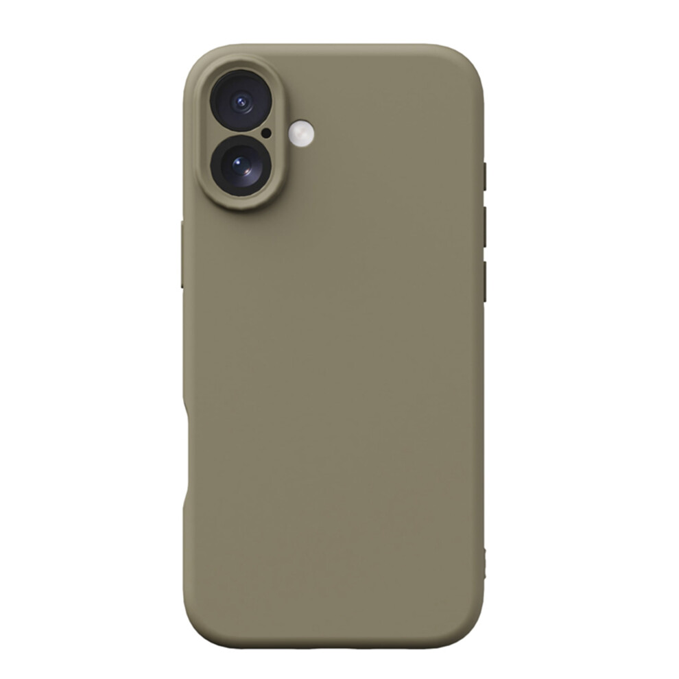 Iphone 16 Plus Case Magsafe Compatible Liquid Silicone Khaki 9132278403687