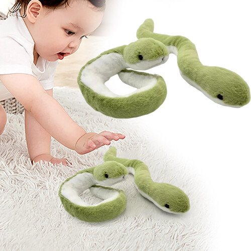 Jouet serpent en peluche pour jouer de manière interactive