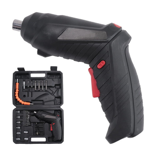 Rechargeable Mini Electric Screwdriver with Rotating Handle