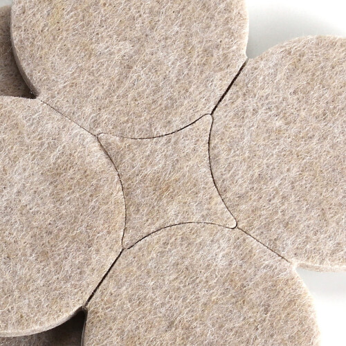FRCOLOR Felt Floor Protector Pads Round 4cm 8pcs 2