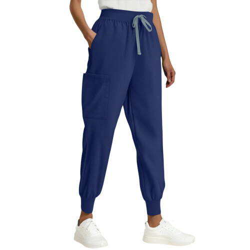 Damen-Freizeithose mit elastischem Bund, Blau, XL